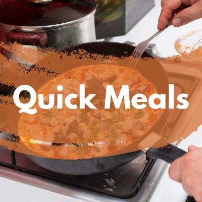 Quick Meals Square Button