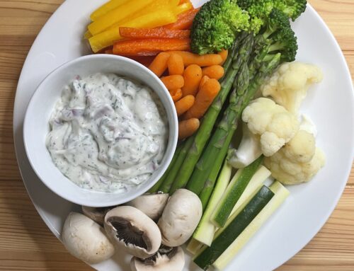 Blue Cheese Dip with Crudités